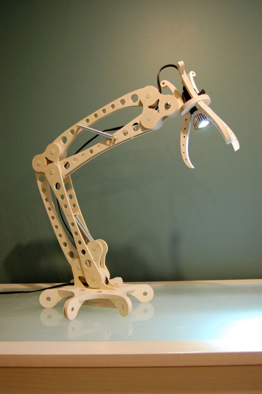 Woodpunk LED Desk Lamp