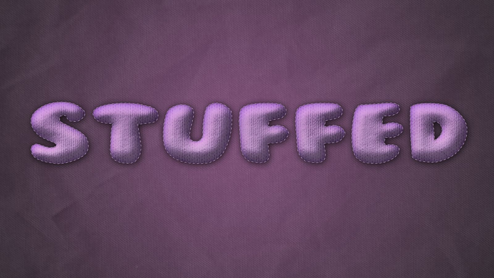How to Create a Stuffed Text Effect Using Photoshop Cs6