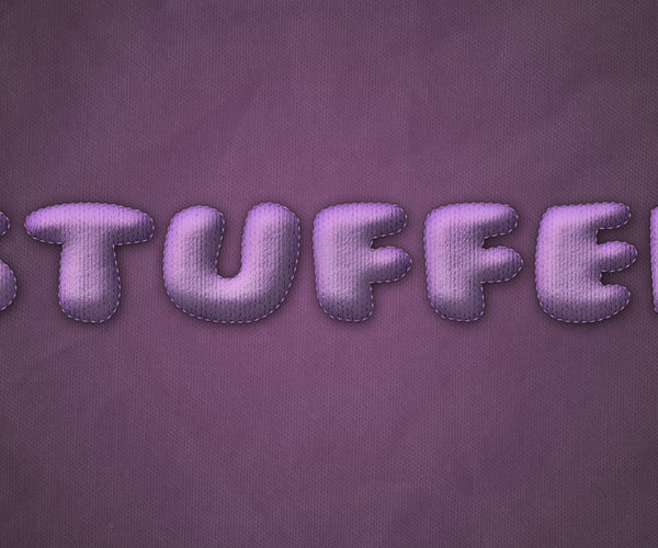 How to Create a Stuffed Text Effect Using Photoshop Cs6