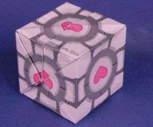 origami companion cube DIY Project DIY Project Image