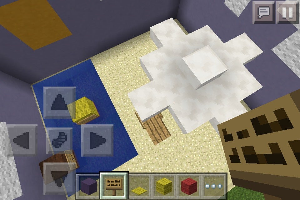 Minecraft Umbrella And Beach Chair 11 Steps Instructables