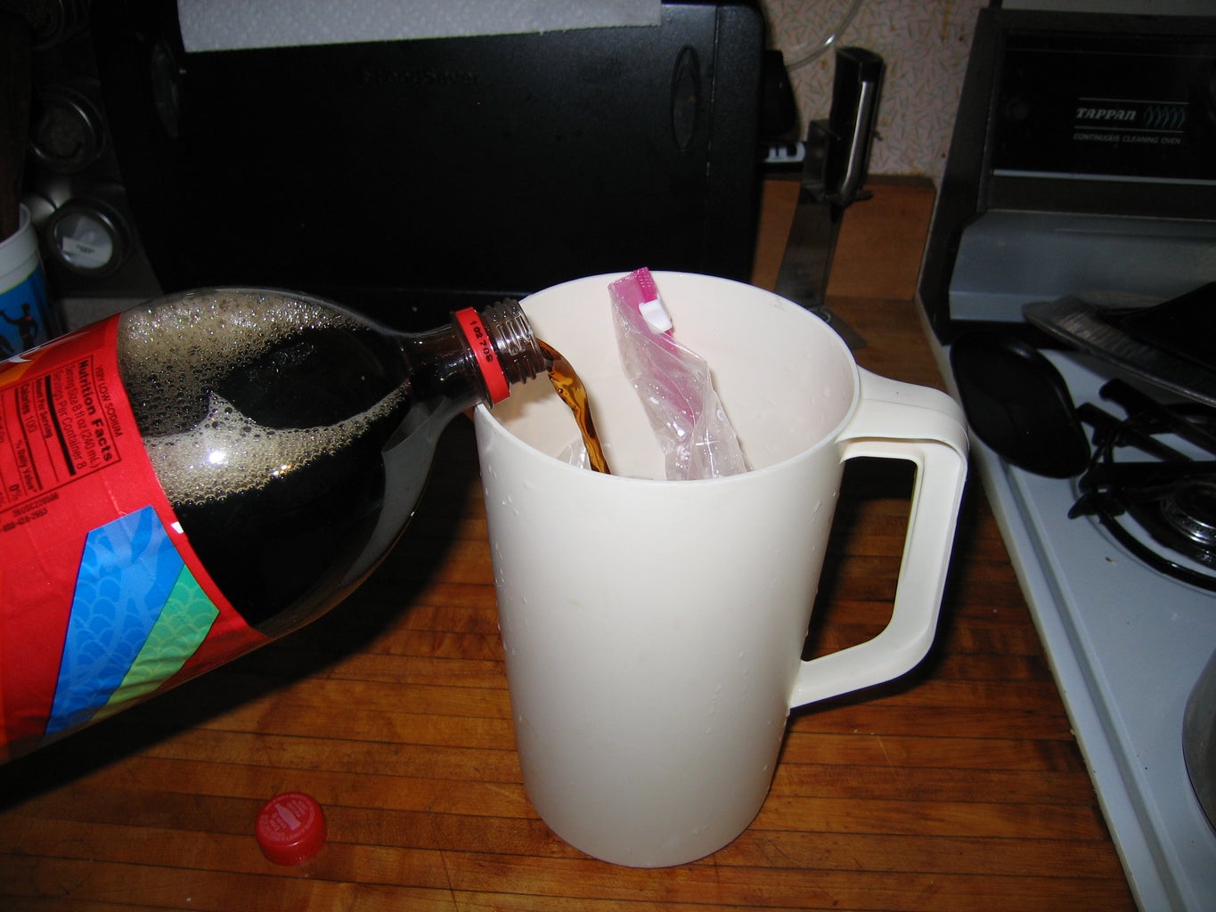 What is the fastest way to cool a soda