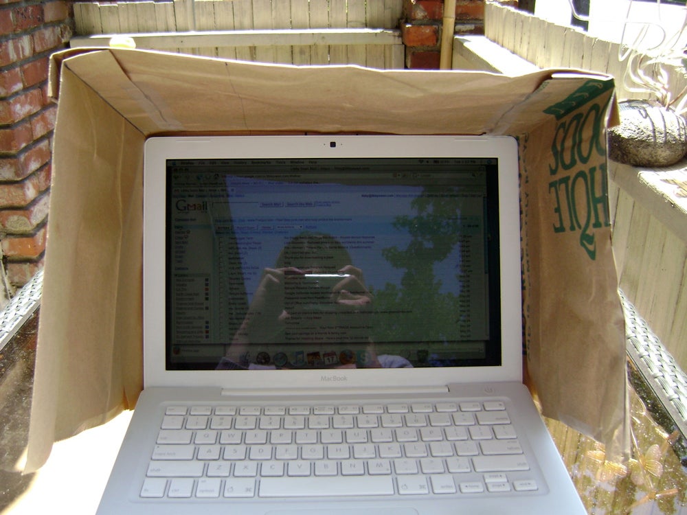 DIY Laptop Sunshade 5 Steps Instructables