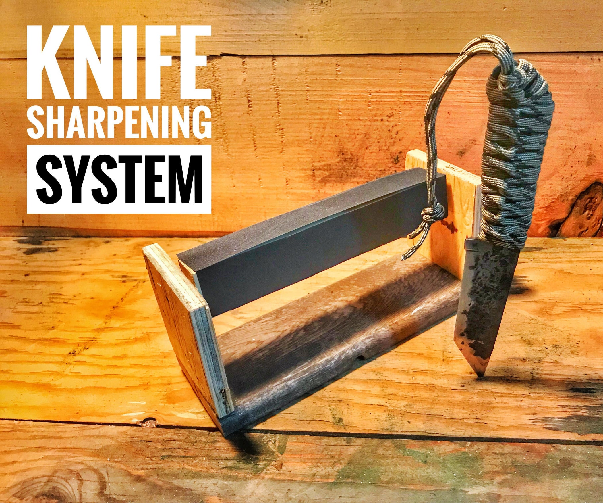 Knife Sharpening System 3 Steps Instructables