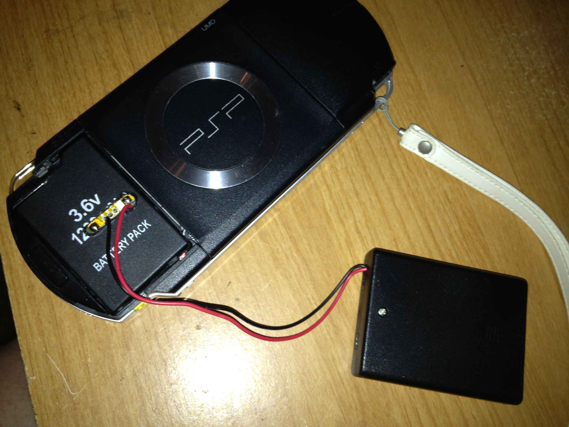 Power Psp Using a Batteries Instructables