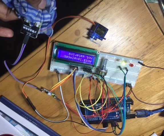 Automatic Flower Plant Watering Project-arduino : 8 Steps (with ...