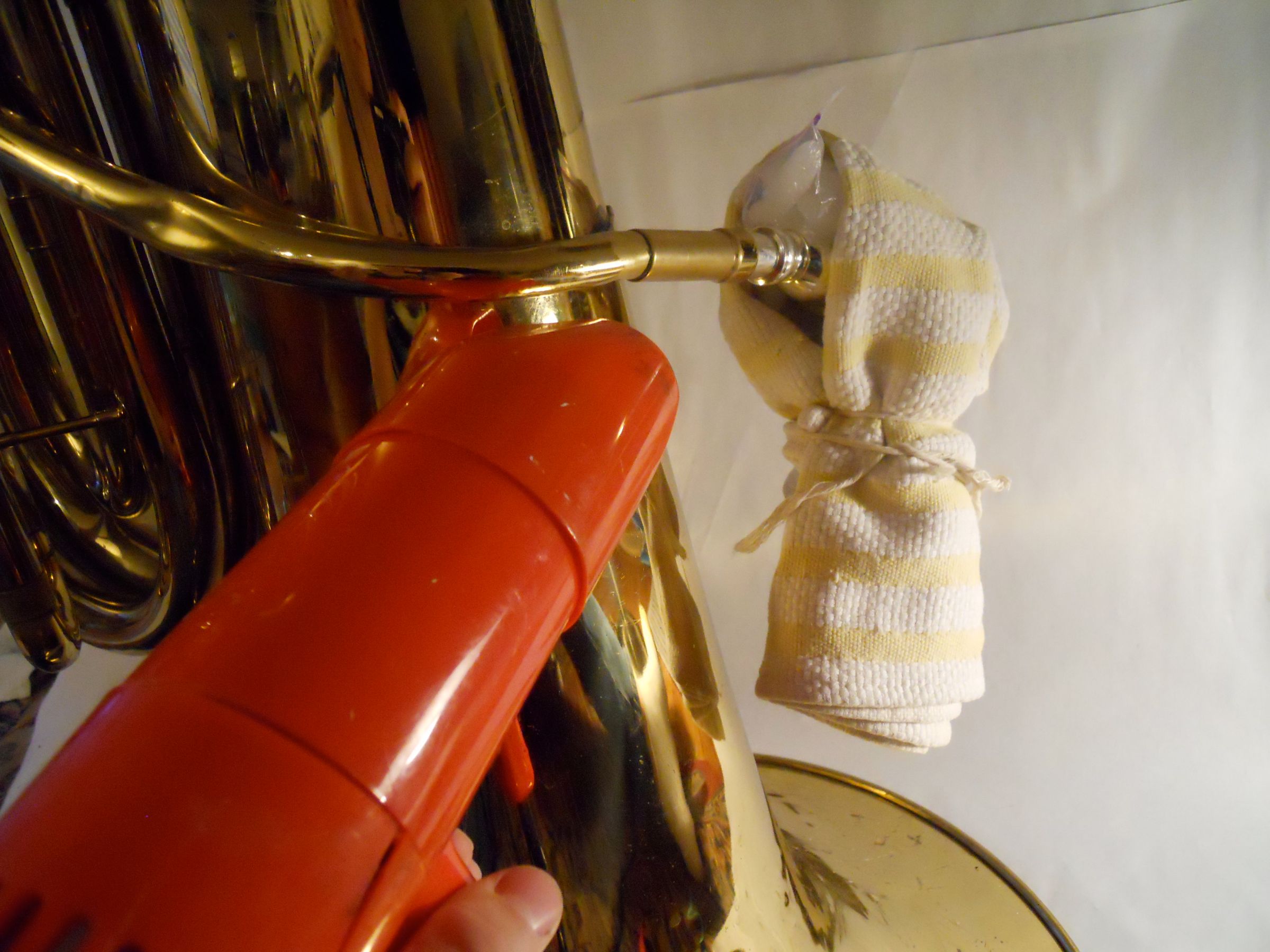 Removing a Stuck Mouthpiece From a Tuba (or Other Brass Instrument) 4