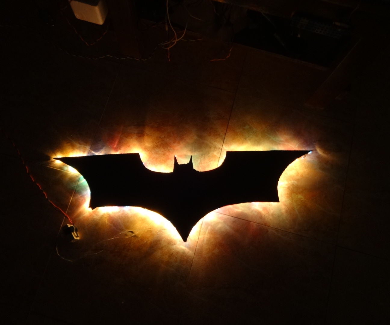 Batman Wall Light! 6 Steps (with Pictures) Instructables