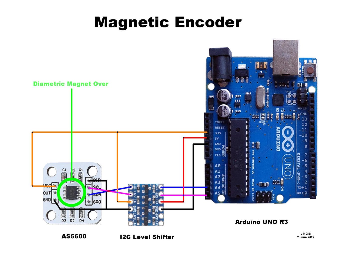 AS5600 Magnetic Angle Encoder : 7 Steps (with Pictures) - Instructables