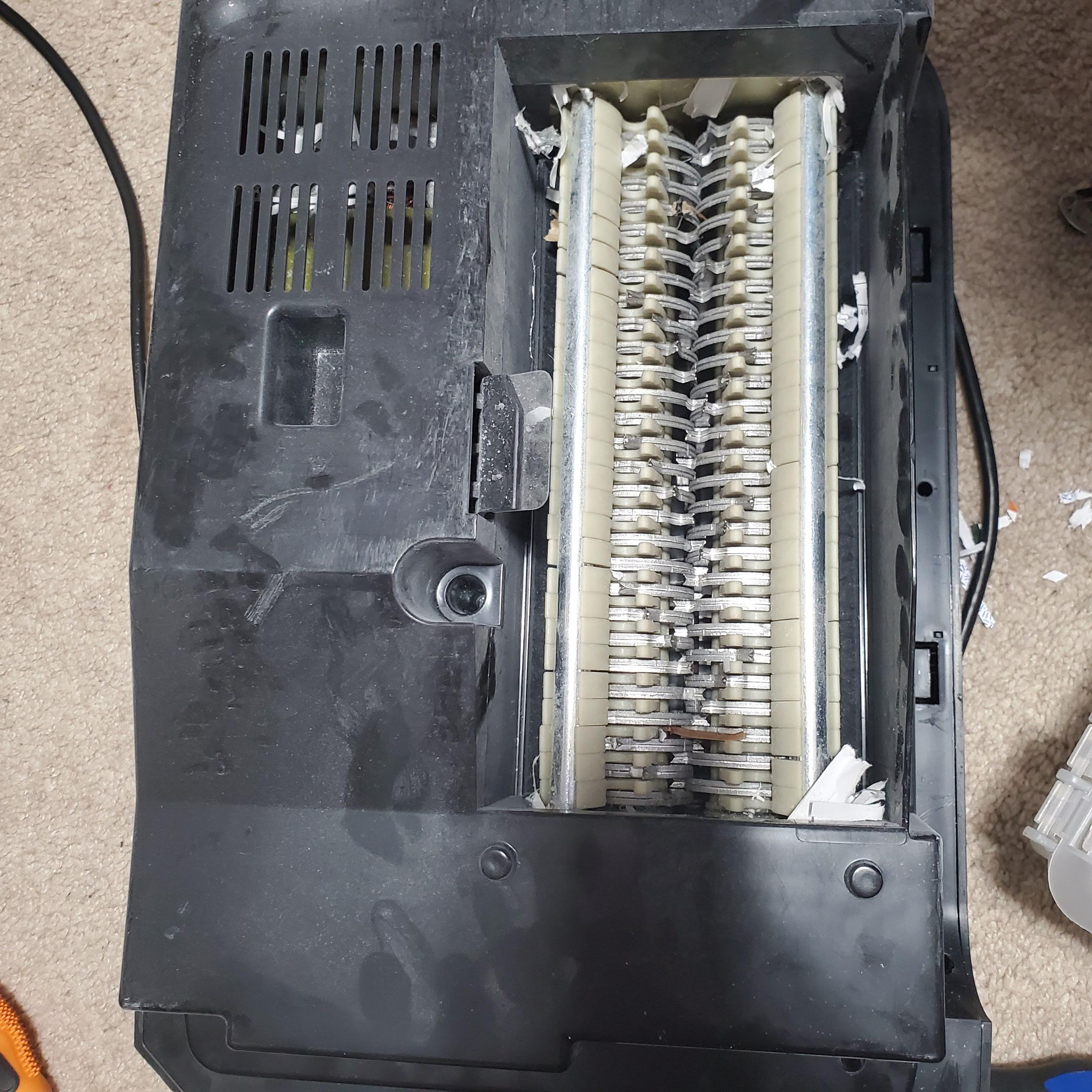 Cardboard Perforator / Shredder Machine Paper Shredder Hack 7 Steps Instructables