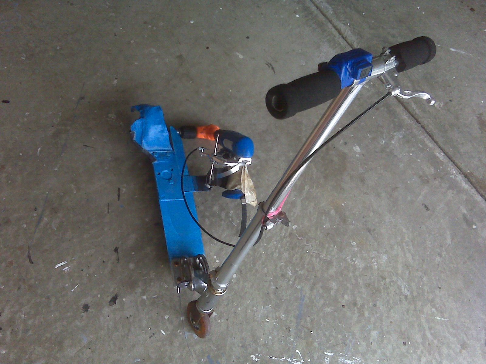 Scooter Upgrade to 18V Drill Power 5 Steps Instructables