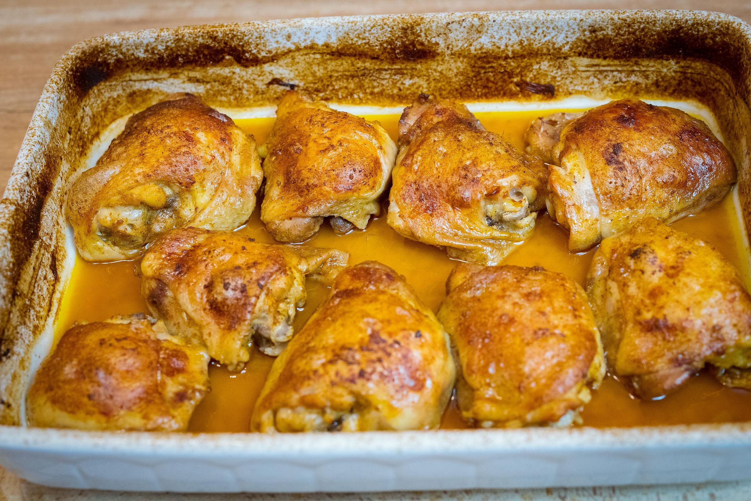 Oven Baked Chicken Thighs With Onion Gravy 10 Steps (with Pictures