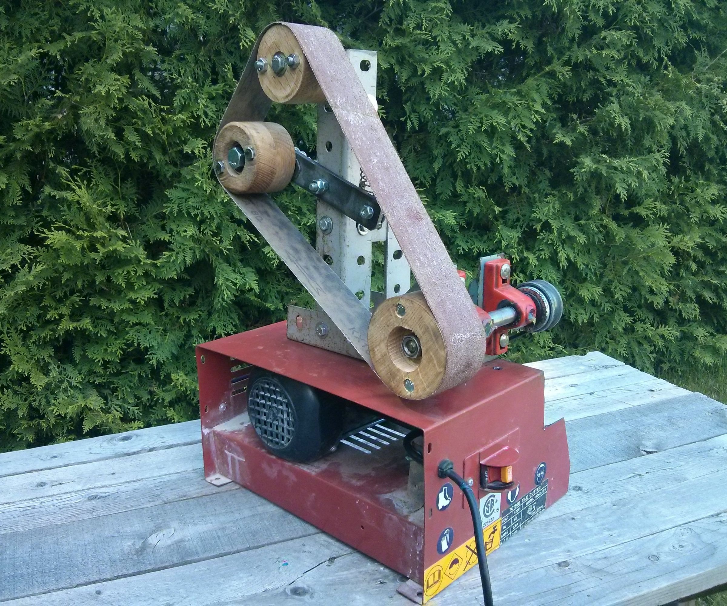 diy bench sander