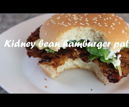 Kidney Bean Hamburger Patty Recipe
