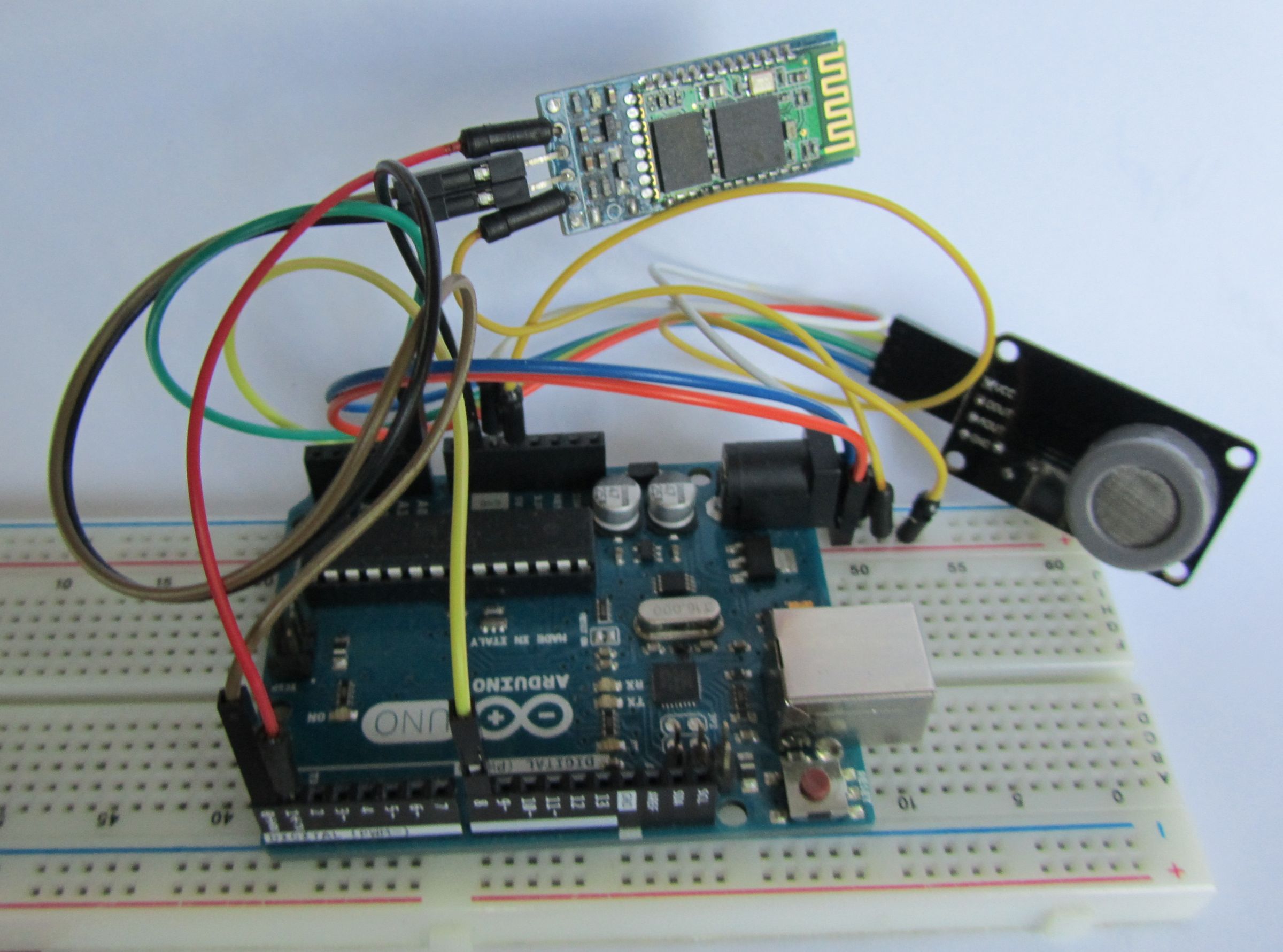 How To Use Mq7 Gas Sensors Whith Arduino Android App 5 Steps Instructables
