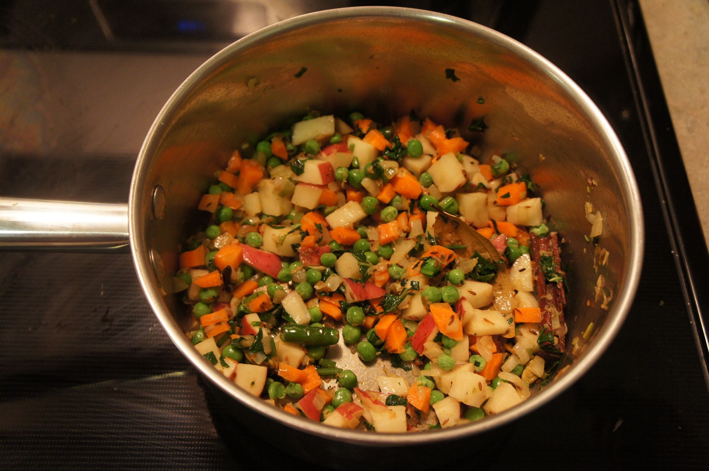 Vegetable Rice Cooked With Coconut Milk 3 Steps Instructables