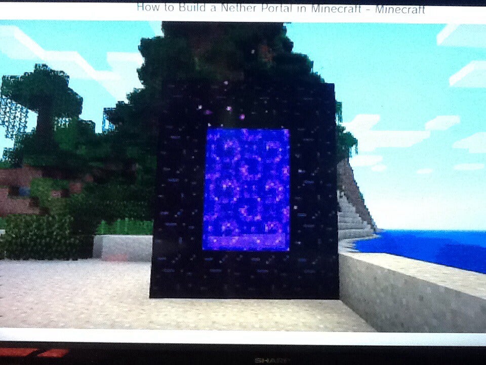 How To Make A Nether Portal In Minecraft Instructables How To Make A Nether Portal In Minecraft Instructables