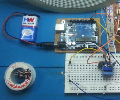 DIY guide for Laser Security Alarm Project Using Arduino with step-by-step instructions