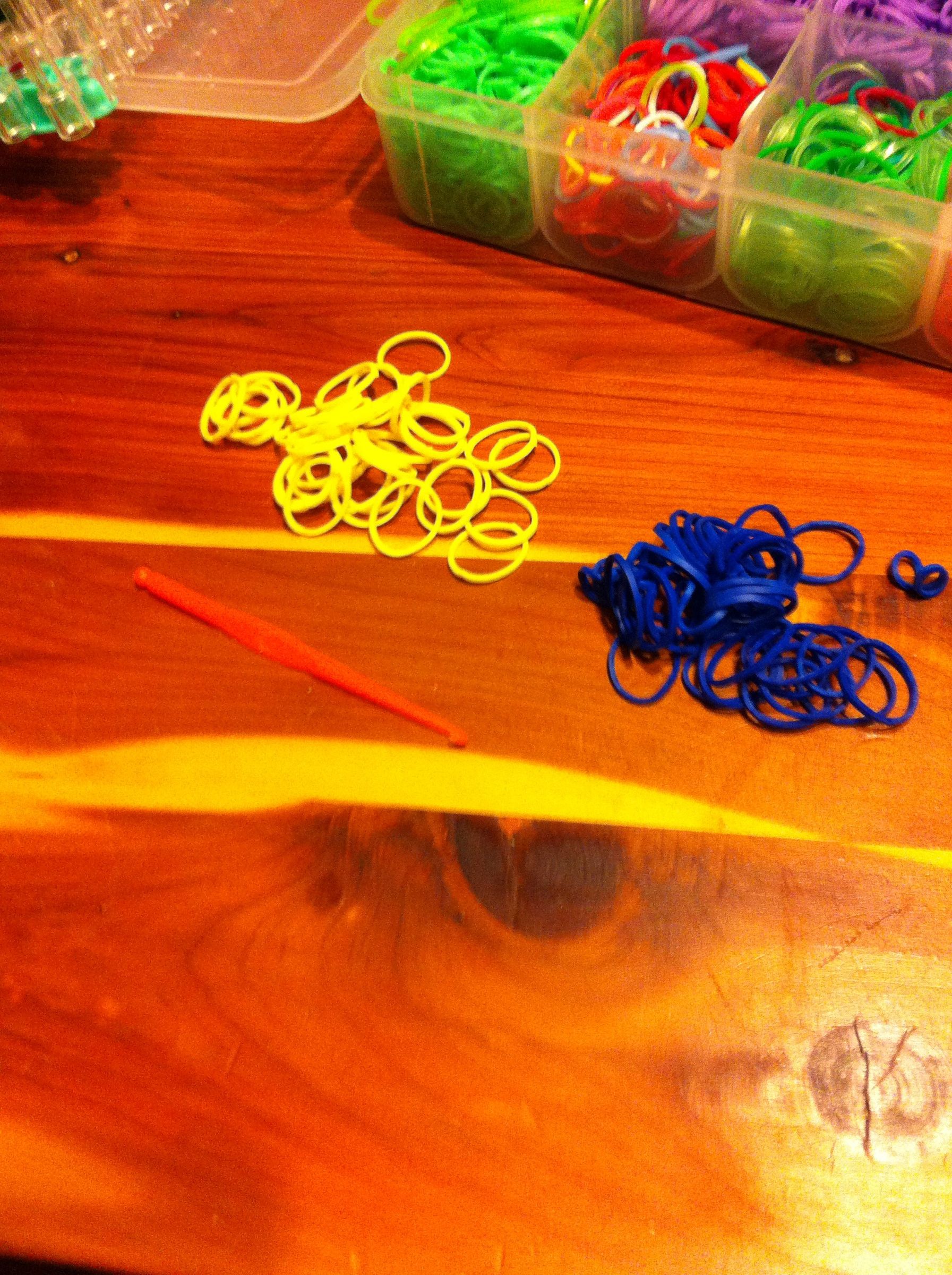 Rubber Band Bracelet Without Loom 6 Steps Instructables