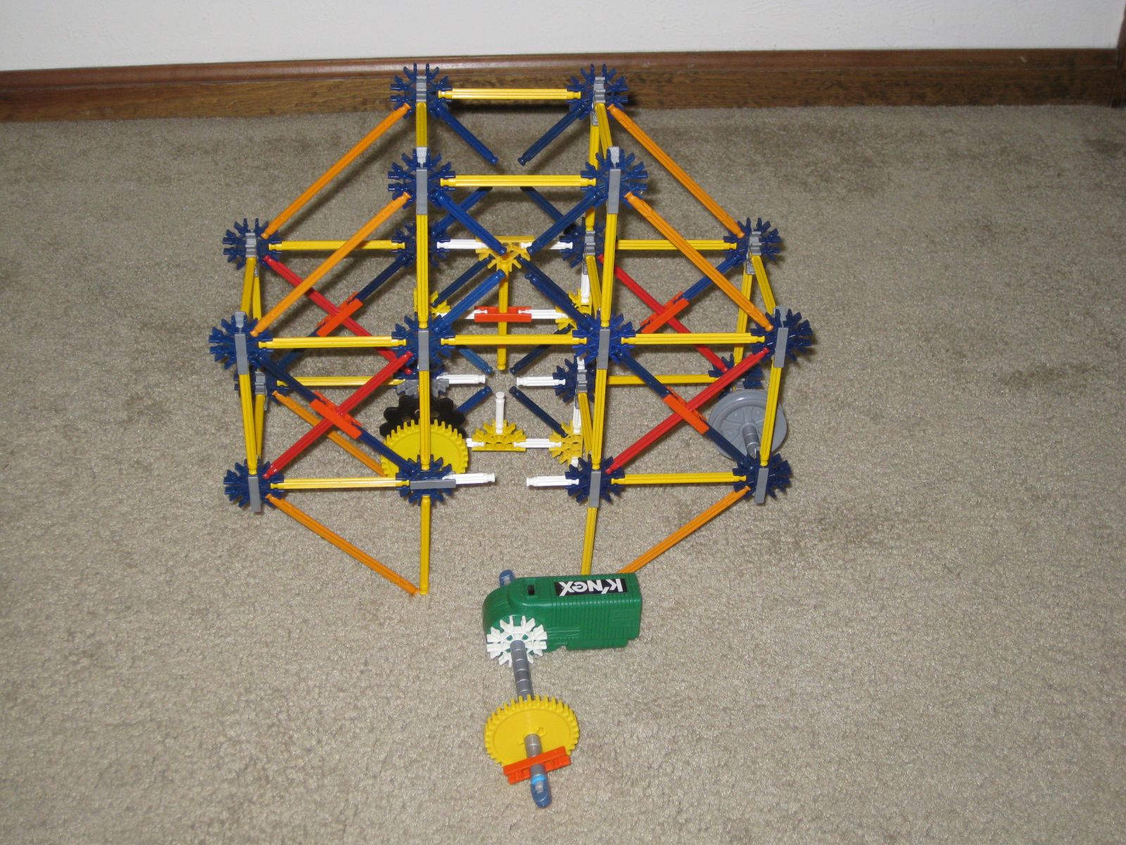 K'nex Tower Crane 16 Steps Instructables