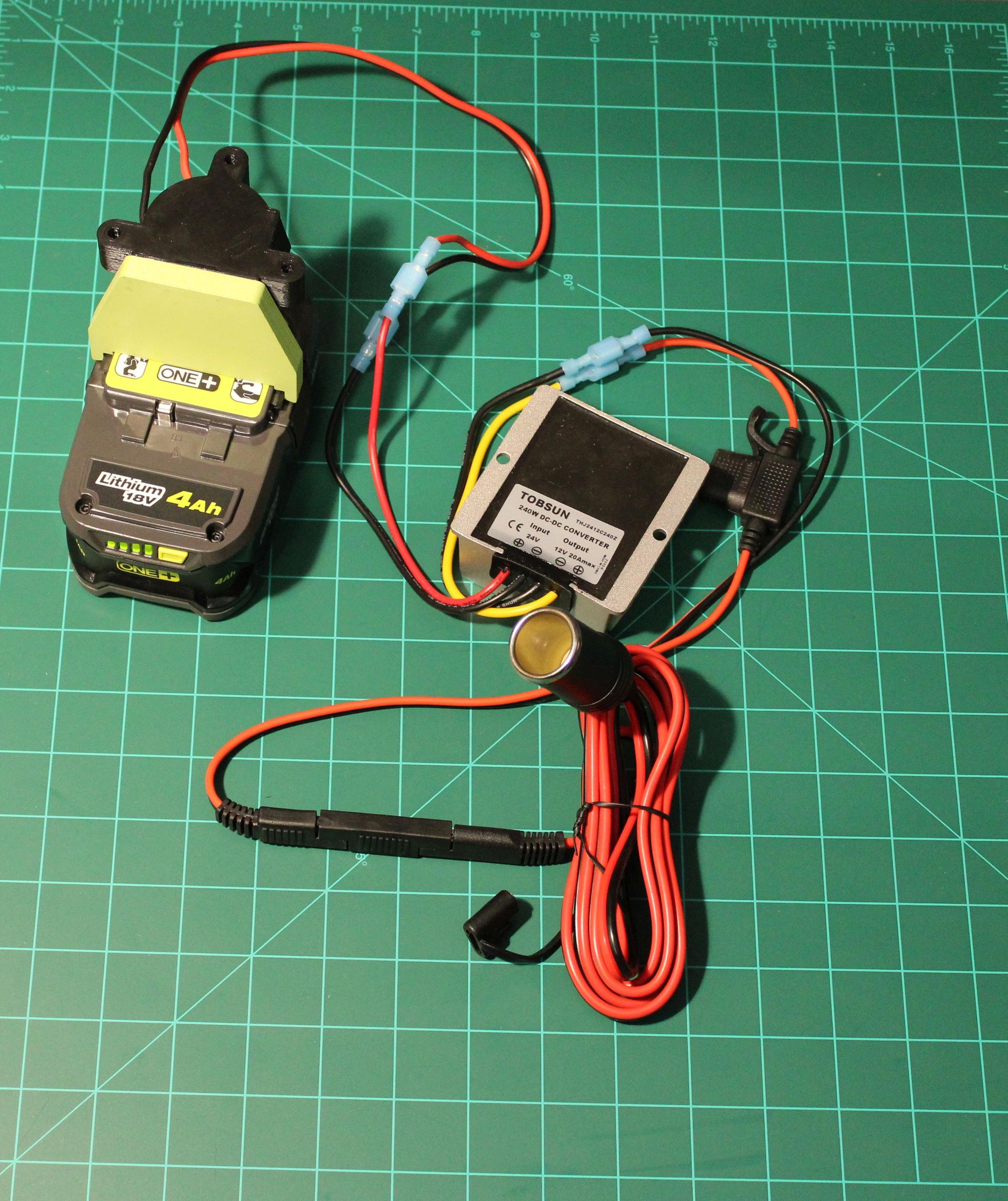 Get 12v Out of Your Ryobi 18v Batteries 