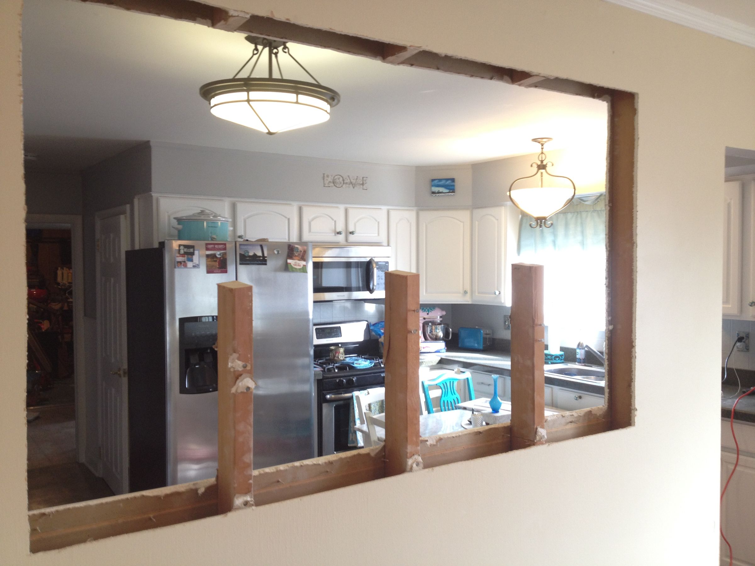 Kitchen Wall Pass Through 9 Steps With Pictures Instructables