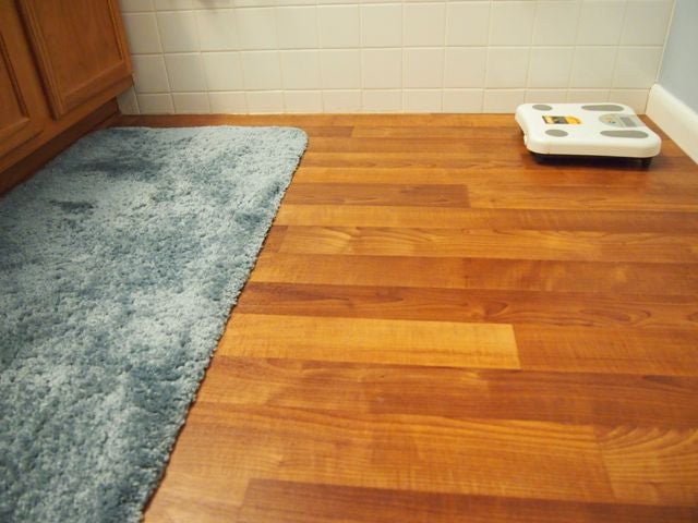 Bathroom Linoleum Flooring Replacement Project 9 Steps With Pictures Instructables