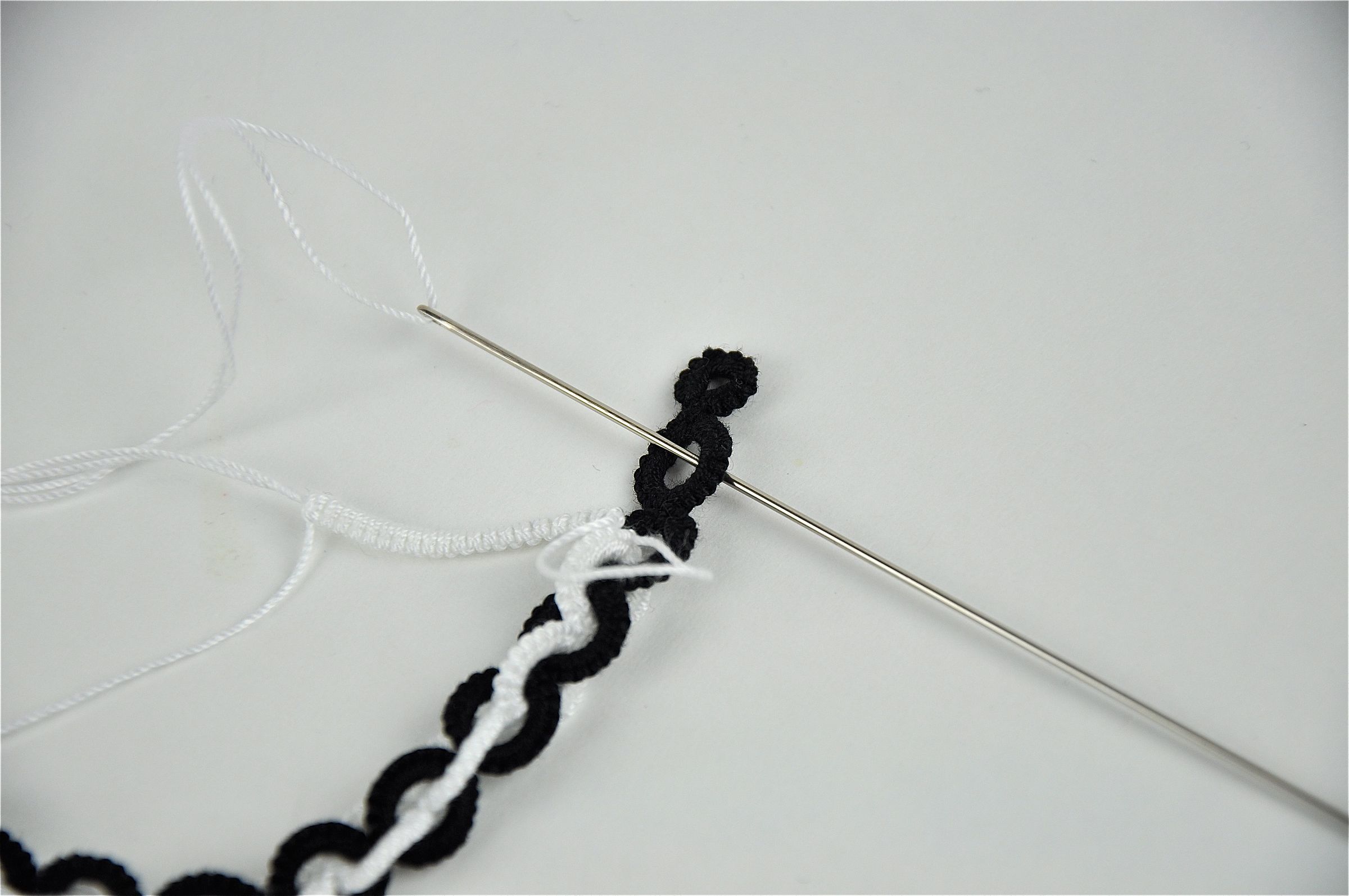 Tatted Chain Necklace 6 Steps (with Pictures) Instructables