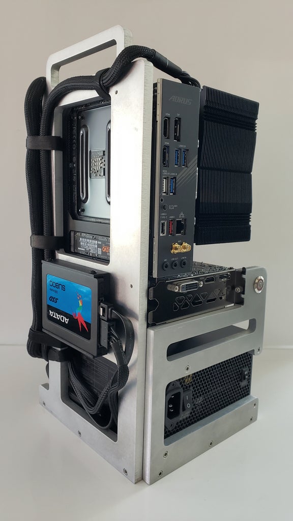 Open Frame Mini Itx Pc 5 Steps With Pictures Instructables Open Frame Mini Itx Pc 5 Steps With Pictures Instructables