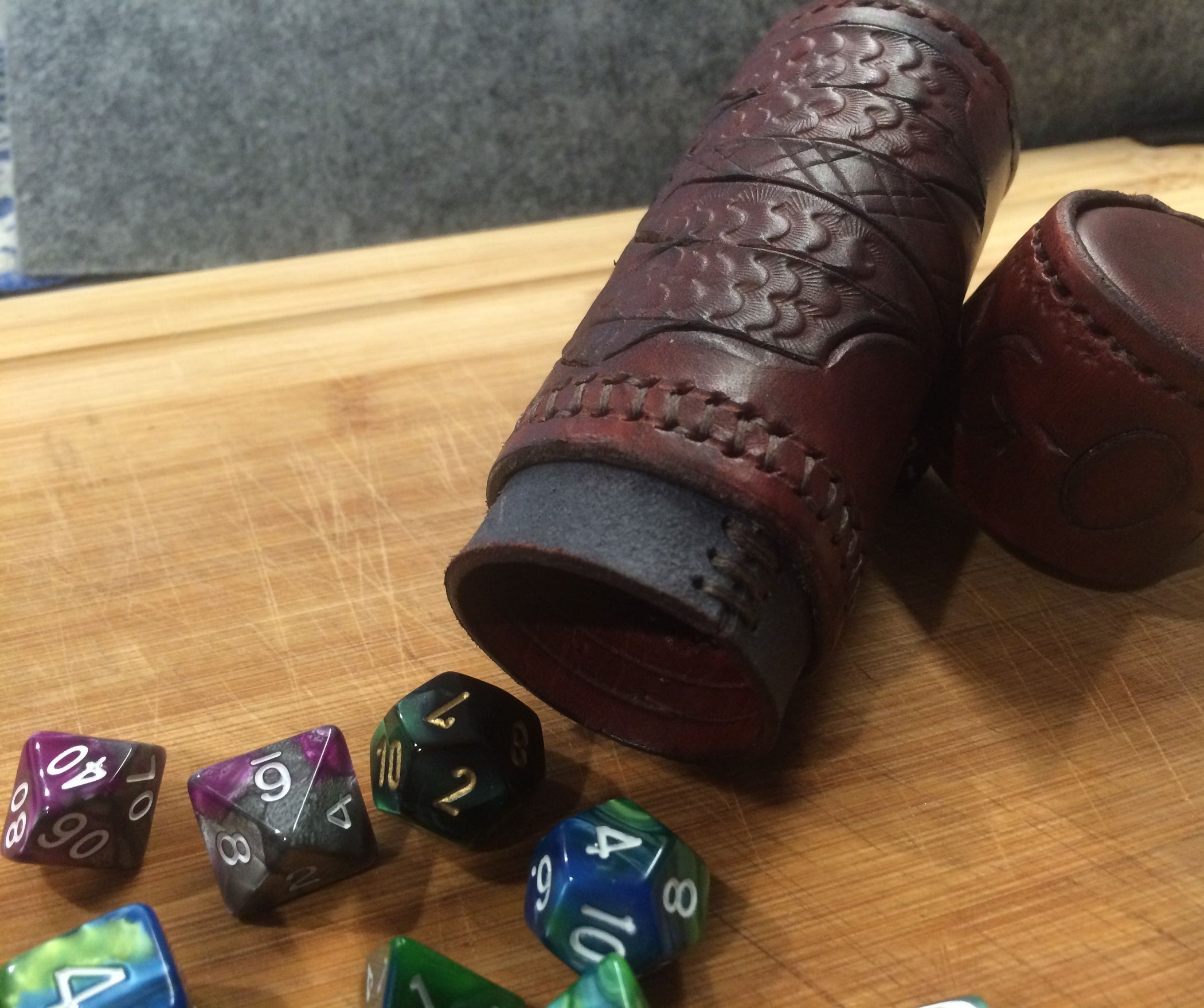 Leather Dice Tube 15 Steps (with Pictures) Instructables