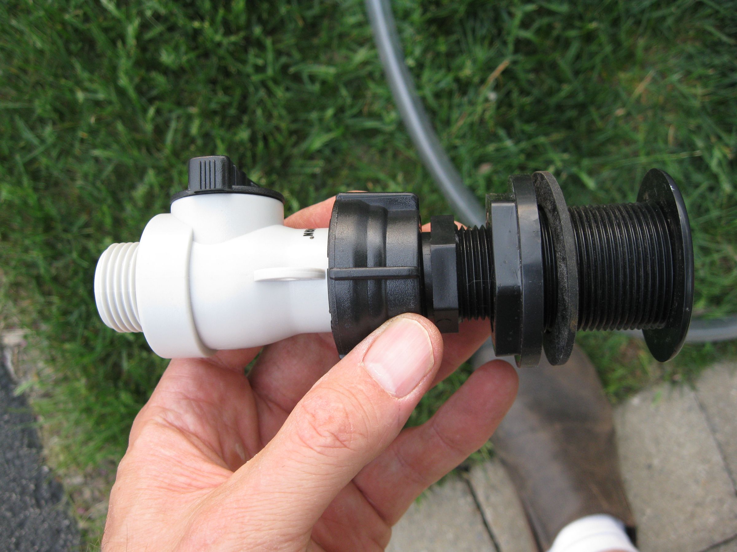 Refitting a Great American Rain Barrel With a New Heavy Duty Spigot