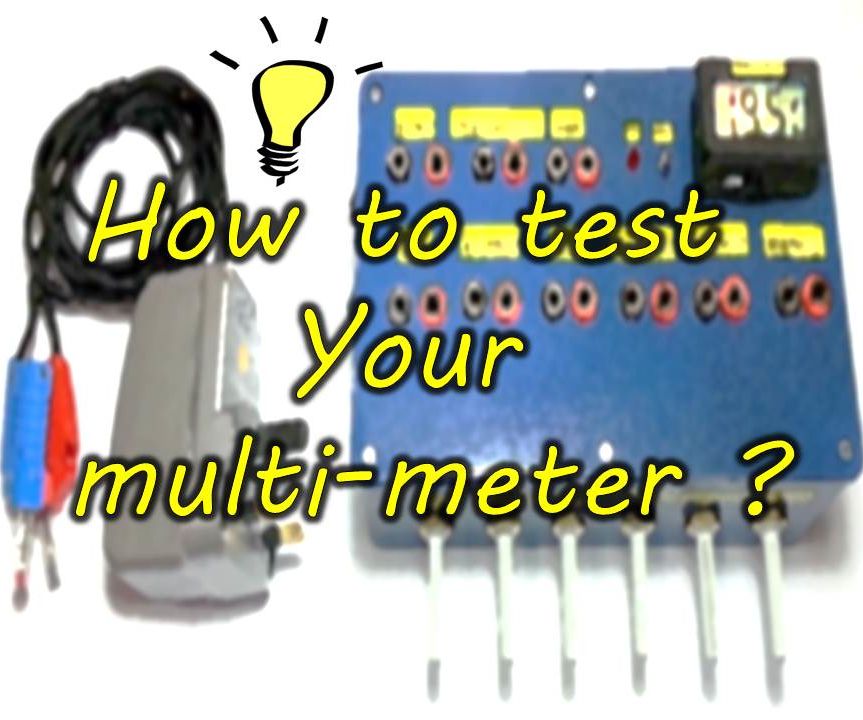 Multimeter Reference Test Box Part 2 Instructables