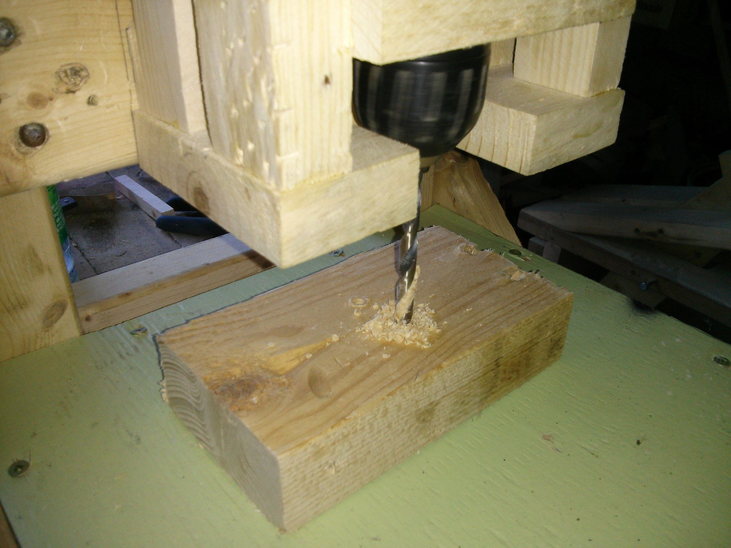 The Wooden Cordless Drill Press 10 Steps (with Pictures) Instructables