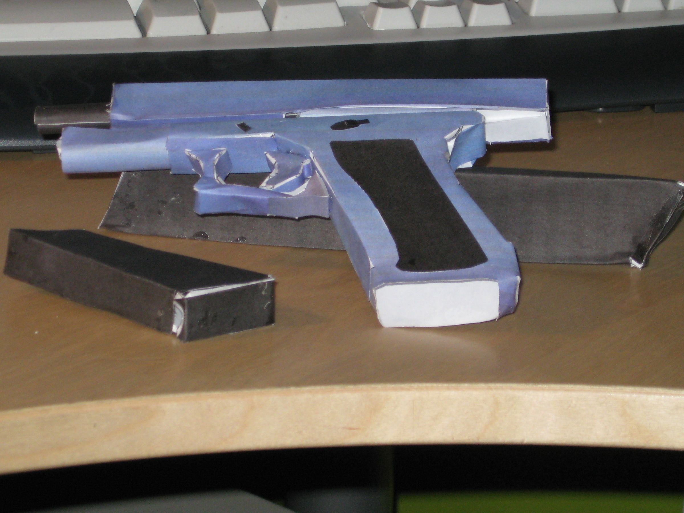 How to Make a Paper Model Gun! 10 Steps Instructables