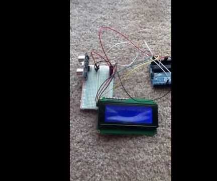 Connecting an LCD Screen and an Ultrasonic Distance Sensor to an ...