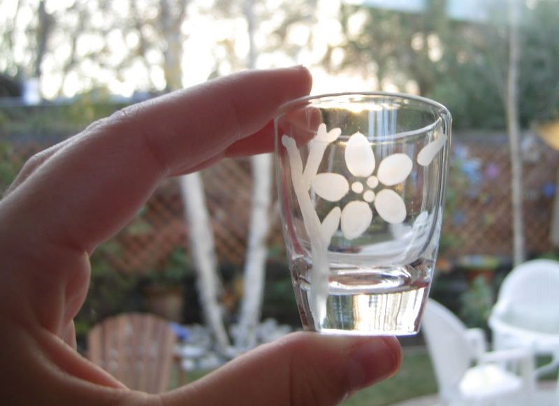 freehand glass etching DIY Project DIY Project Image