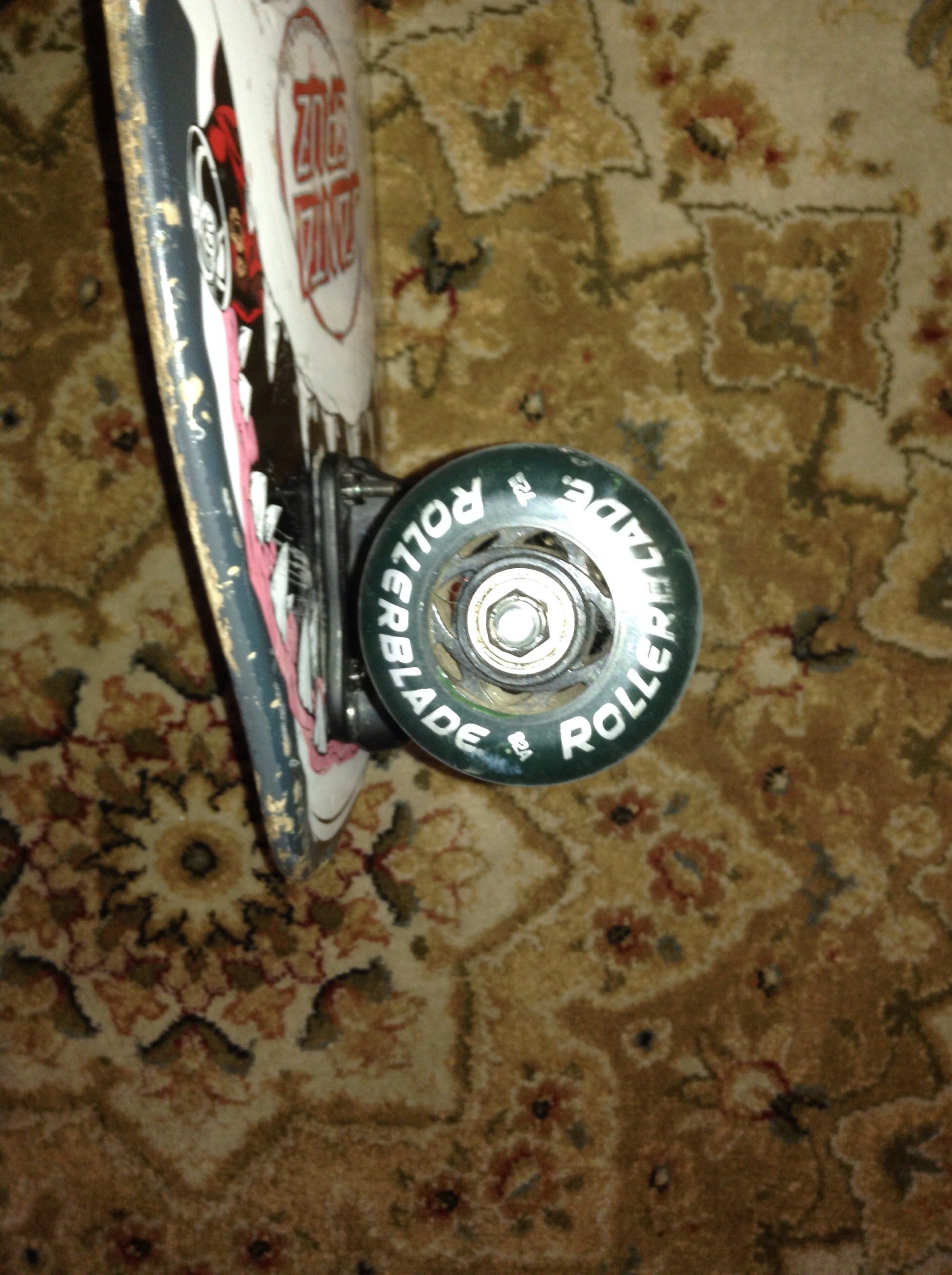 How to Put Roller Blade Wheels on a Skateboard 4 Steps Instructables