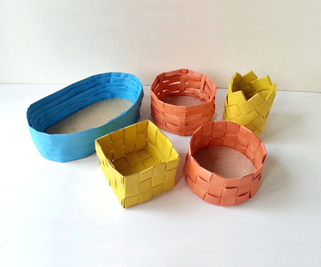 DIY Paper Baskets 6 Steps (with Pictures) Instructables