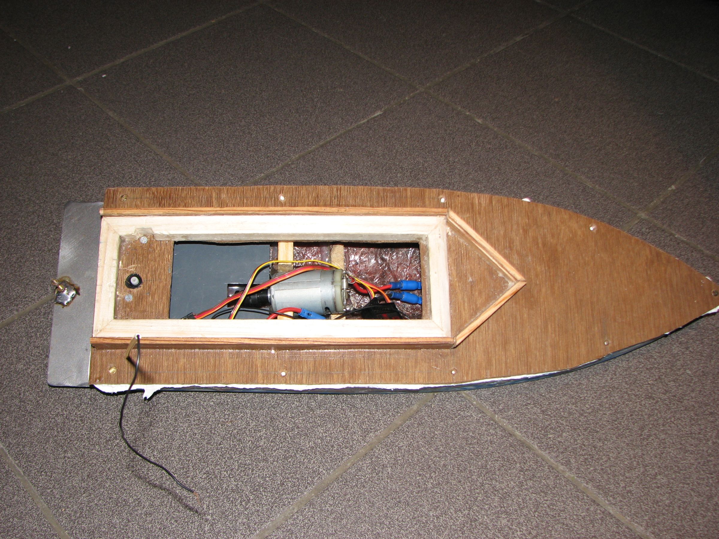 RC Boat Made Out of Polyester 6 Steps Instructables