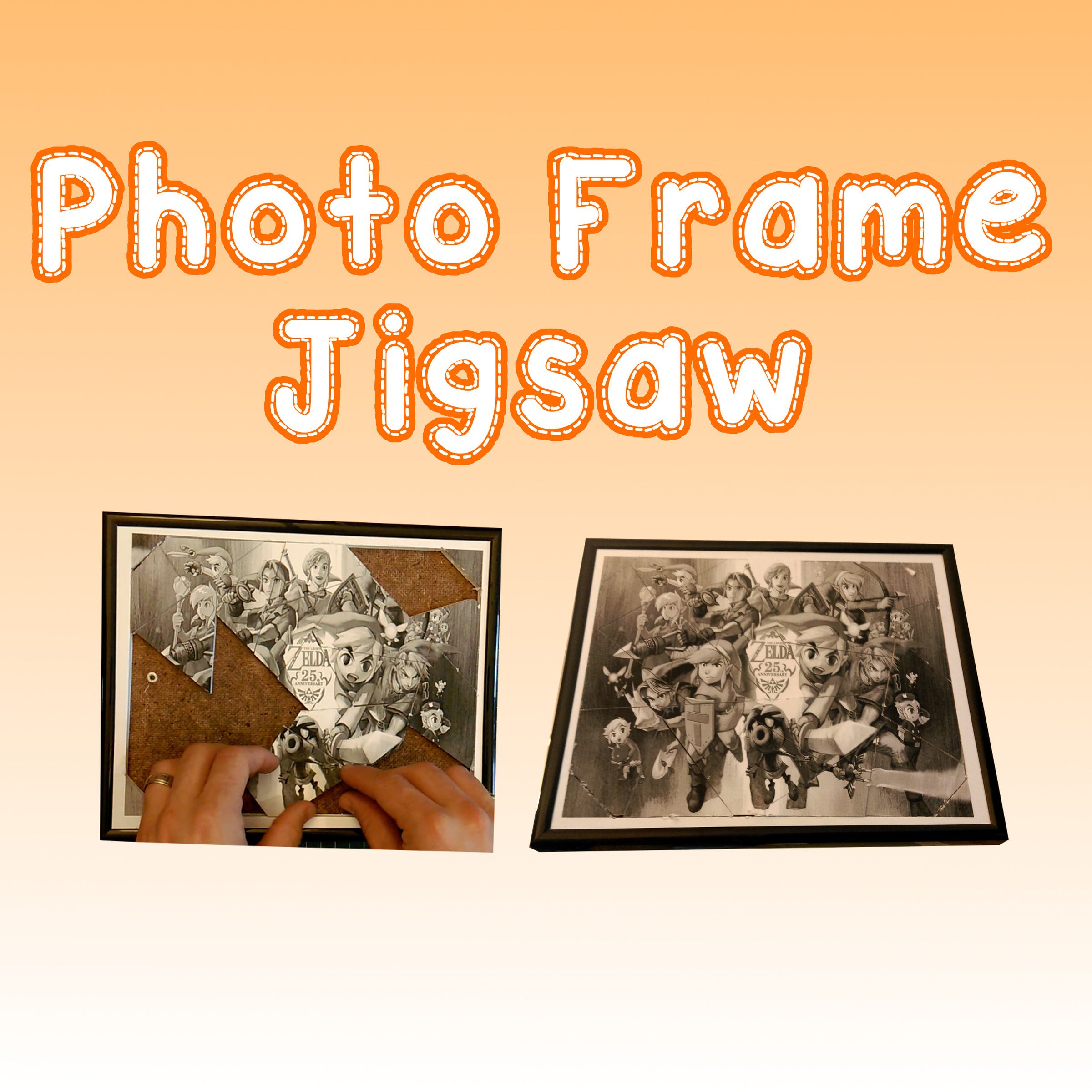 Turn Any Photo Frame Into A Jigsaw Puzzle 7 Steps Instructables