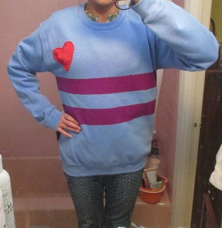 Diy Undertale Frisk Cosplay Without Knitting 6 Steps Instructables Diy Undertale Frisk Cosplay Without Knitting 6 Steps Instructables