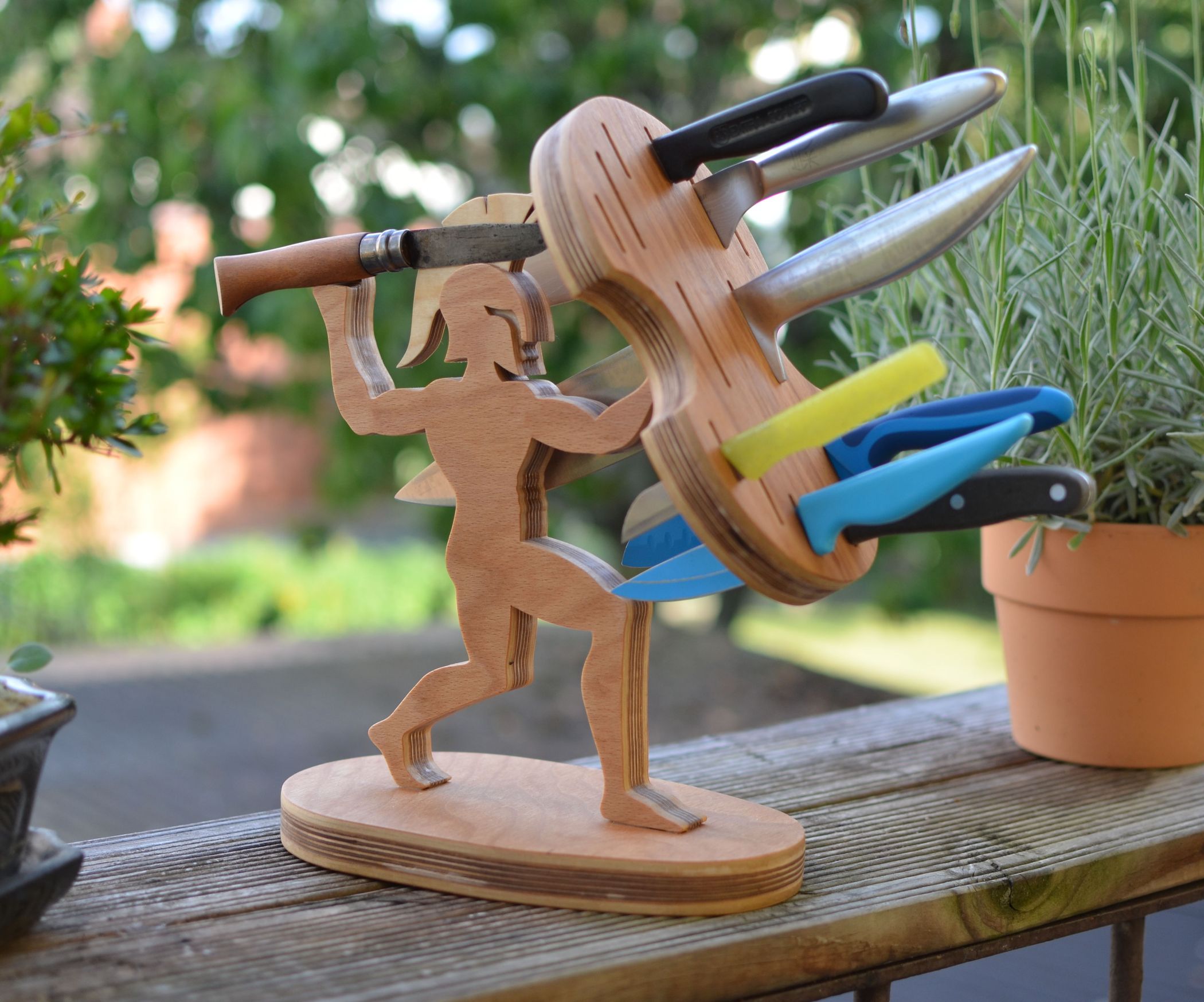 Knife Block Warrior 7 Steps (with Pictures) Instructables