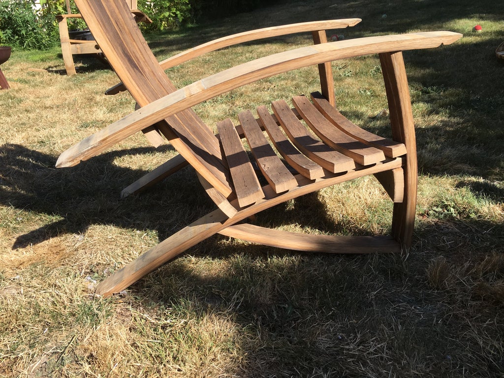 Wine Barrel Adirondack Chair 10 Steps With Pictures Instructables Wine Barrel Adirondack Chair 10 Steps With Pictures Instructables