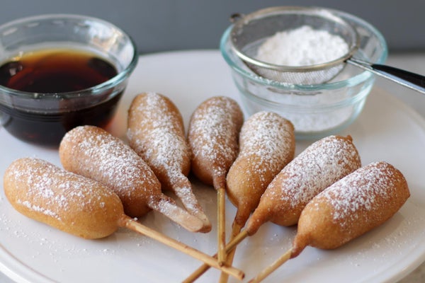 Breakfast Corn Dogs