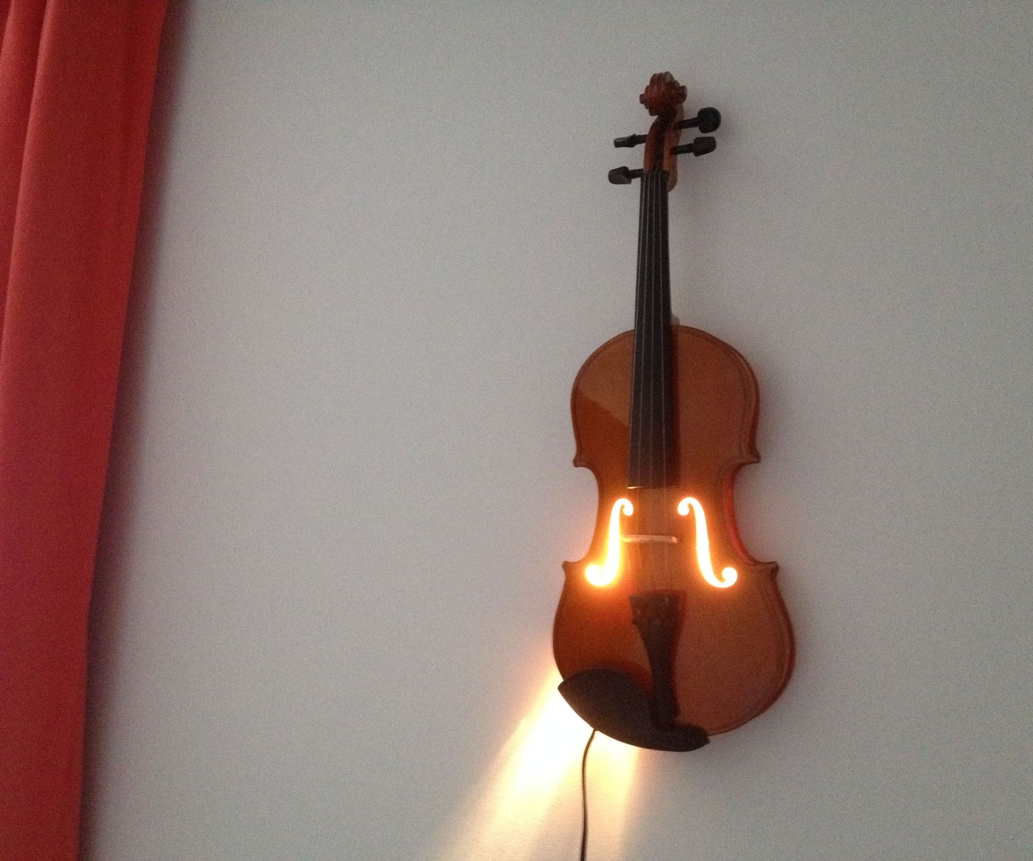 Violin Lamp 4 Steps Instructables