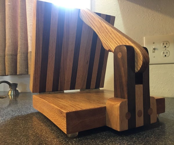 Oak and Walnut Tortilla Press