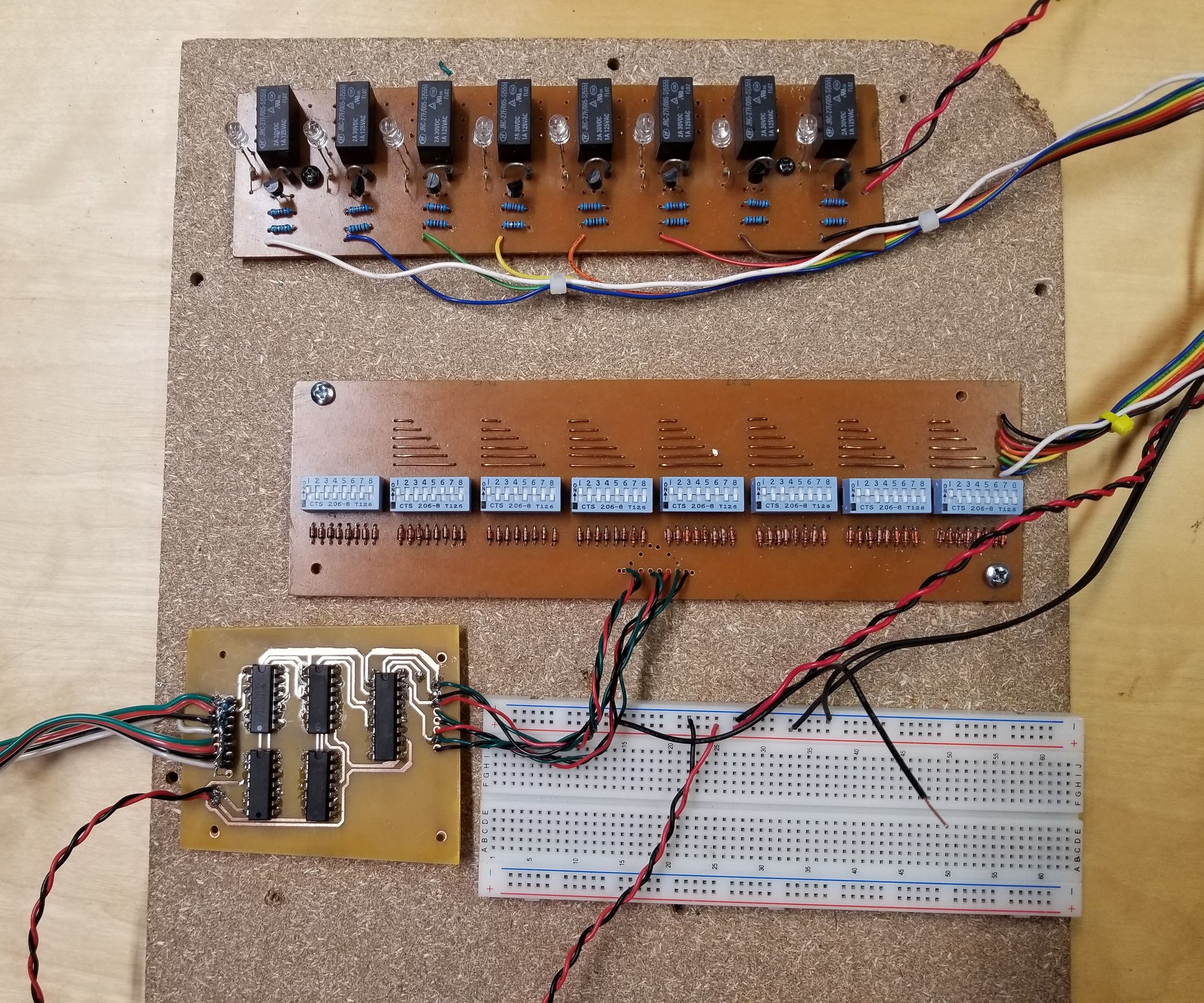 Programmable True Bypass Guitar Effect Looper Station Using Dip