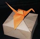DIY guide for How to make an origami crane gift box! with step-by-step instructions