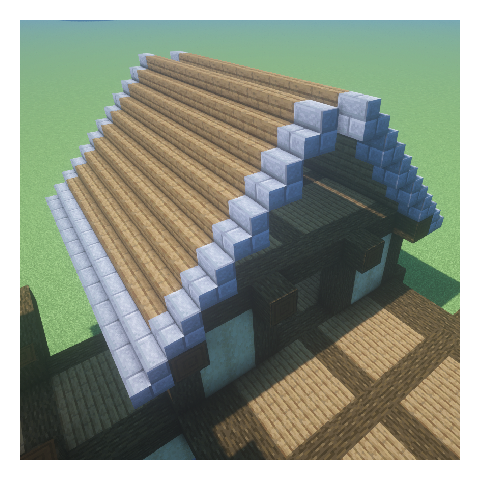 How To Build A Medieval House In Minecraft 11 Steps Instructables