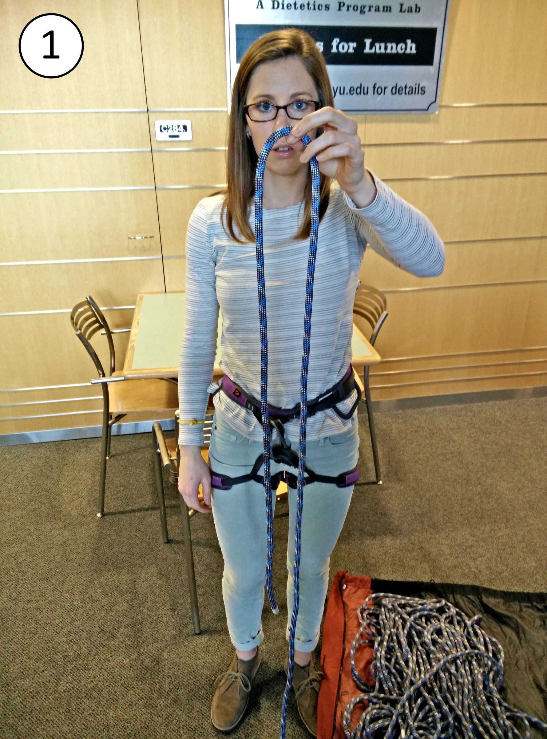 How to Tie Into a Climbing Harness 7 Steps Instructables